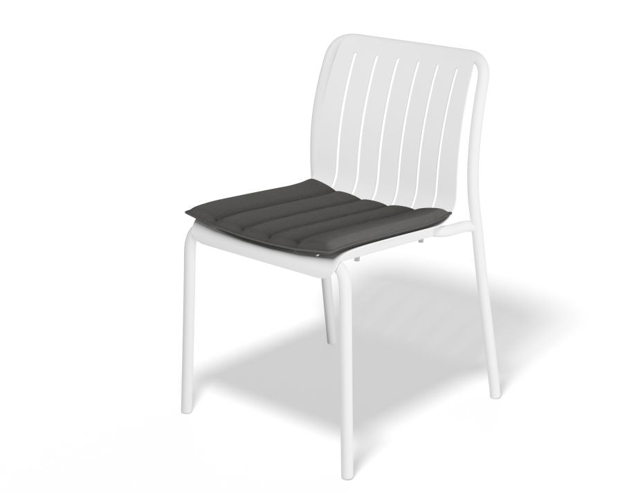 Roku Outdoor Dining Chair in Matt White - Roku Dining Chair - White