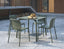 Roku Dining Table 90cm - Outdoor - Eucalyptus Green