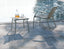Roku Lounge Chair - Outdoor - Latte - Chair with Green Cushion