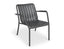 Roku Outdoor Lounge Chair in Matt Charcoal