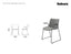 Flow Chair - Sled Base with Arms