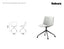Flow Chair - Swivel Base with Castors