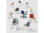 Flow Chair - Arms - Fixed Pyramid Base with Castors