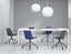 Flow Chair - Fixed Pyramid Base with Castors