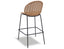 Sombra Rattan Bar Stool - Outdoor - Black