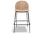 Sombra Rattan Bar Stool - Outdoor - Black