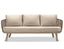 Sorrento 3 Seater Sofa - Outdoor - Latte