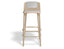 Split Stool Upholstered Seat and Back - by Ton