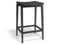 Stockholm Kitchen Stool - Black Stain - Black Pad - by TON
