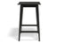 Stockholm Stool - Black Stain - Black Wood Seat - by TON