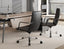 Strata Executive Office Chair - Chrome - Black