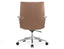 Strata Executive Office Chair - Chrome - Brown