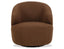 Mietta Swivel Lounge Chair - Brown