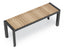 Vydel Bench Seat - Outdoor - 120cm - Teak - Charcoal
