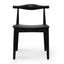Elbow Dining Chair - Black (Set of 2)