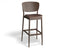 Valencia Stool - Upholstered Seat and Veneer Back - by TON