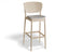 Valencia Stool - Upholstered Seat and Veneer Back - by TON