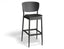 Valencia Stool - Upholstered Seat and Veneer Back - by TON