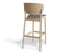 Valencia Stool - Upholstered Seat and Veneer Back - by TON