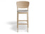 Valencia Stool - Upholstered Seat and Veneer Back - by TON