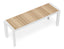 Vydel Bench Seat - Outdoor - 120cm - Teak - White