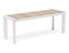 Vydel Bench Seat - Outdoor - 120cm - Teak - White