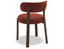 Nodus Dining Chair - Walnut - Terracotta