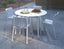 Roku Round Dining Table 120cm - Outdoor - White