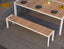 Vydel Bench Seat - Outdoor - 190cm - Teak - White
