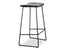 Winnie Stool - Black - Black Leather  - 76cm (commercial Bench Height)