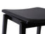 Stockholm Kitchen Stool - Black Stain - Black Pad - by TON