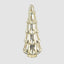 Layered Golden Glass Cone Tree Large