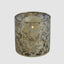 Mercury Floral Glass Candle Holder Small