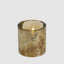 Antique Mercury Glass Candle Holder Small