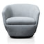 Fabric Lounge Chair - Light Grey