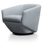 Fabric Lounge Chair - Light Grey