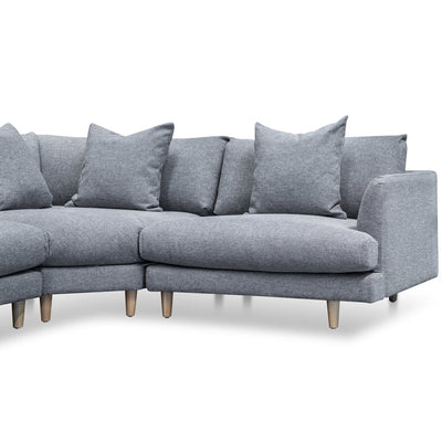 Right Return Modular Sofa - Graphite Grey