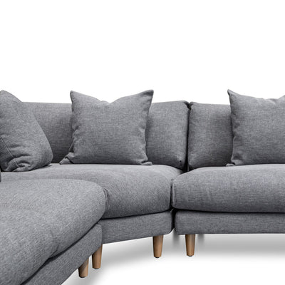 Right Return Modular Sofa - Graphite Grey