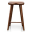 65cm Wooden Bar stool - Walnut