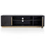 Entertainment TV Unit - Black and Brass