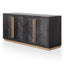 Wide Sideboard - Black and Brass