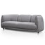 3 Seater Fabric Sofa- Graphite Grey