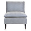 Candace Occasional Chair - Chevron Blue Linen