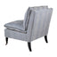 Candace Occasional Chair - Chevron Blue Linen