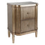 Arielle Bedside Table - Antique Gold