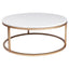 Chloe Stone Nesting Coffee Tables - Antique Gold