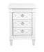 Plantation Bedside Table -  Small White