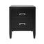 Soloman Bedside Table - Small Black