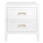 Soloman Bedside Table - Large White