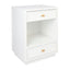 Logan Bedside Table - White